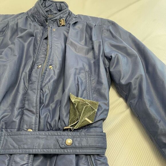 Bogner VTG Blue One Piece Snow Bib Ski Snow Suit Size 10 - Picture 6 of 14